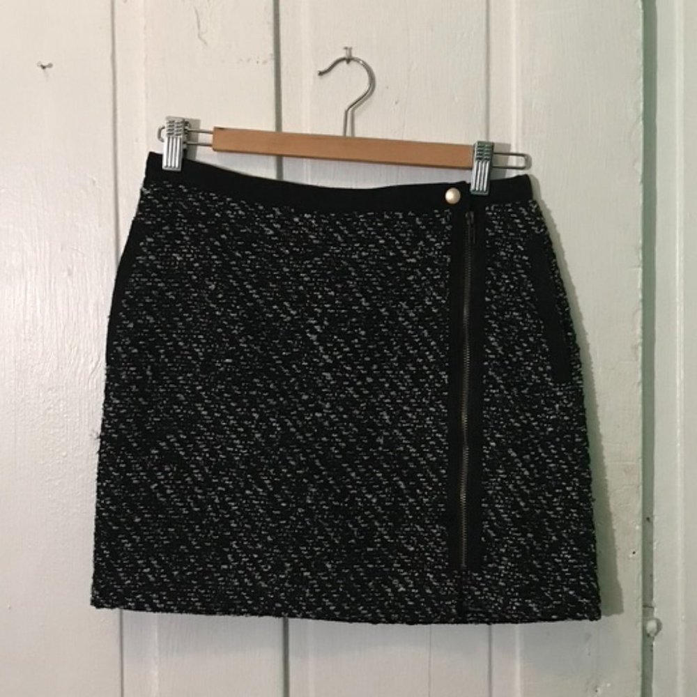 Brooklyn Industries Black and White Mini Skirt
